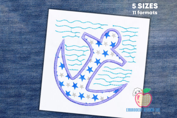 Anchor Applique: A Versatile Design for Holiday Creations