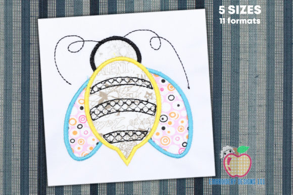 Bumble Bee Applique Pattern for Etsy Sellers