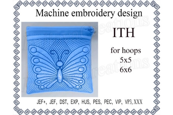 Butterfly Zippered Bag: A Holiday Embroidery Gem