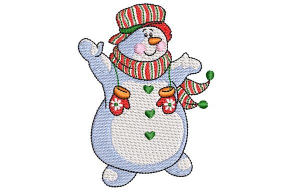 Charming Snowman Taa Daaa for Winter Wear