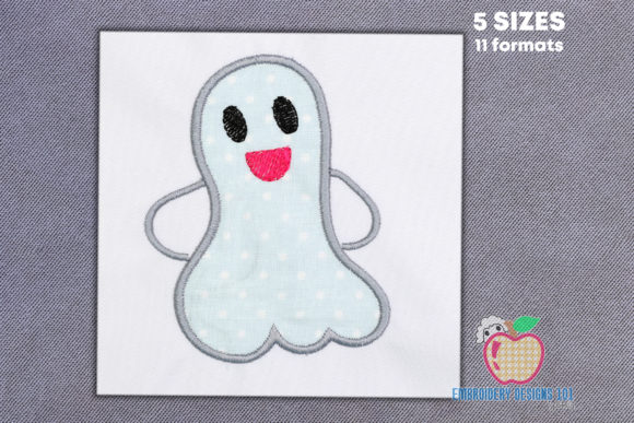 Halloween Ghost Applique: A Charming Addition