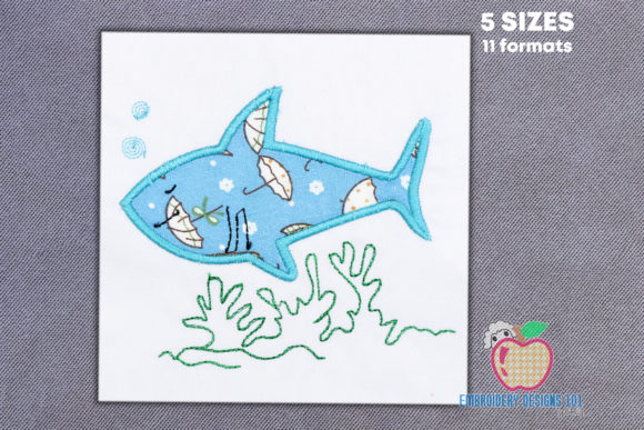 Shark Under Water Applique: A Deep Dive Review