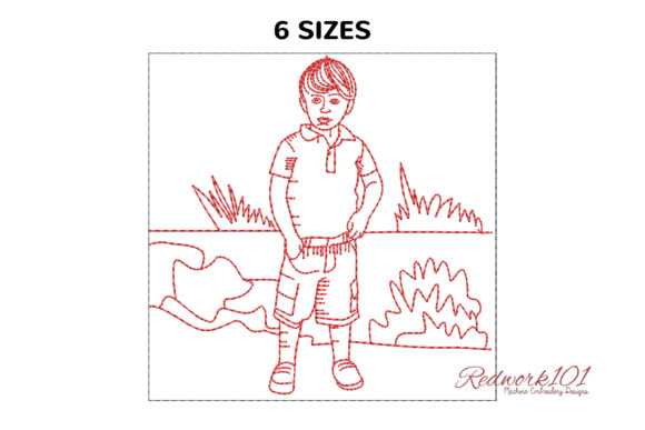 Smart Looking Boy Character for Boutique Apparel