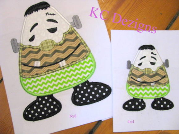 Wacky Halloween Corn 03: A Festive Embroidery Delight